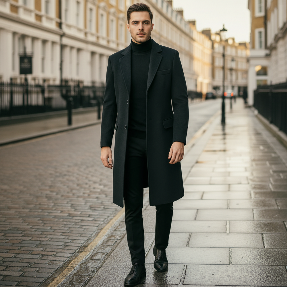 Doria – Men’s Overcoat | Premium Wool, Tailored Fit for Winter 0