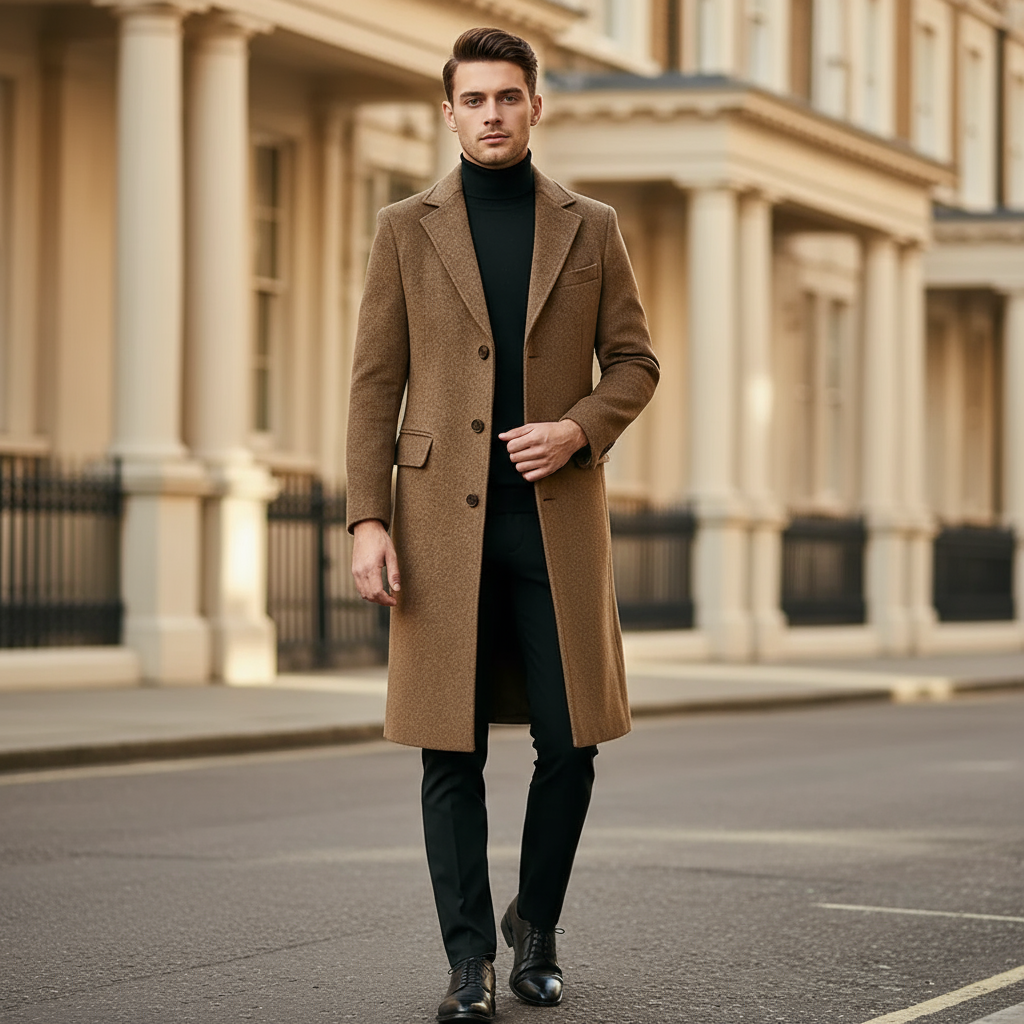 Doria – Men’s Overcoat | Premium Wool, Tailored Fit for Winter 1