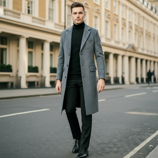 Doria – Men’s Overcoat | Premium Wool, Tailored Fit for Winter 2