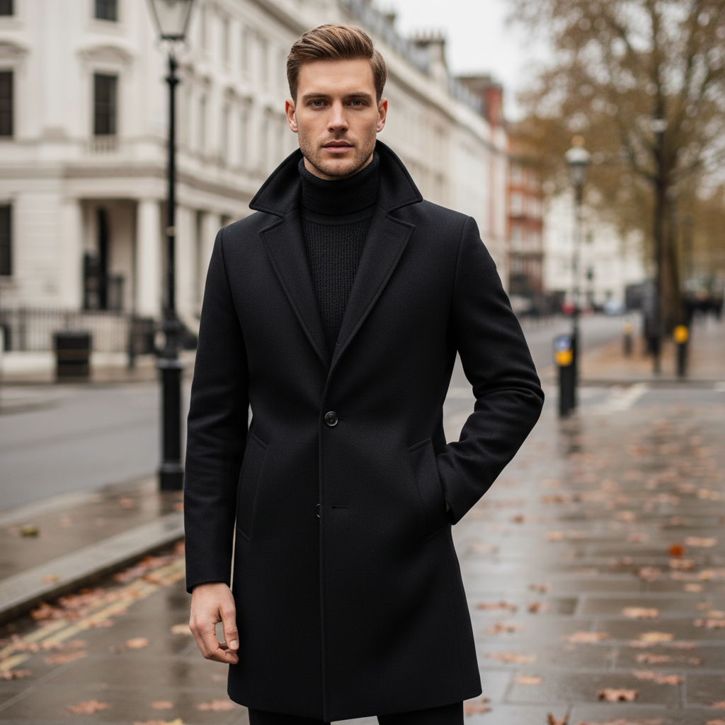 Doria – Men’s Trench Coat | Wool Blend, Tailored Fit for Winter 0