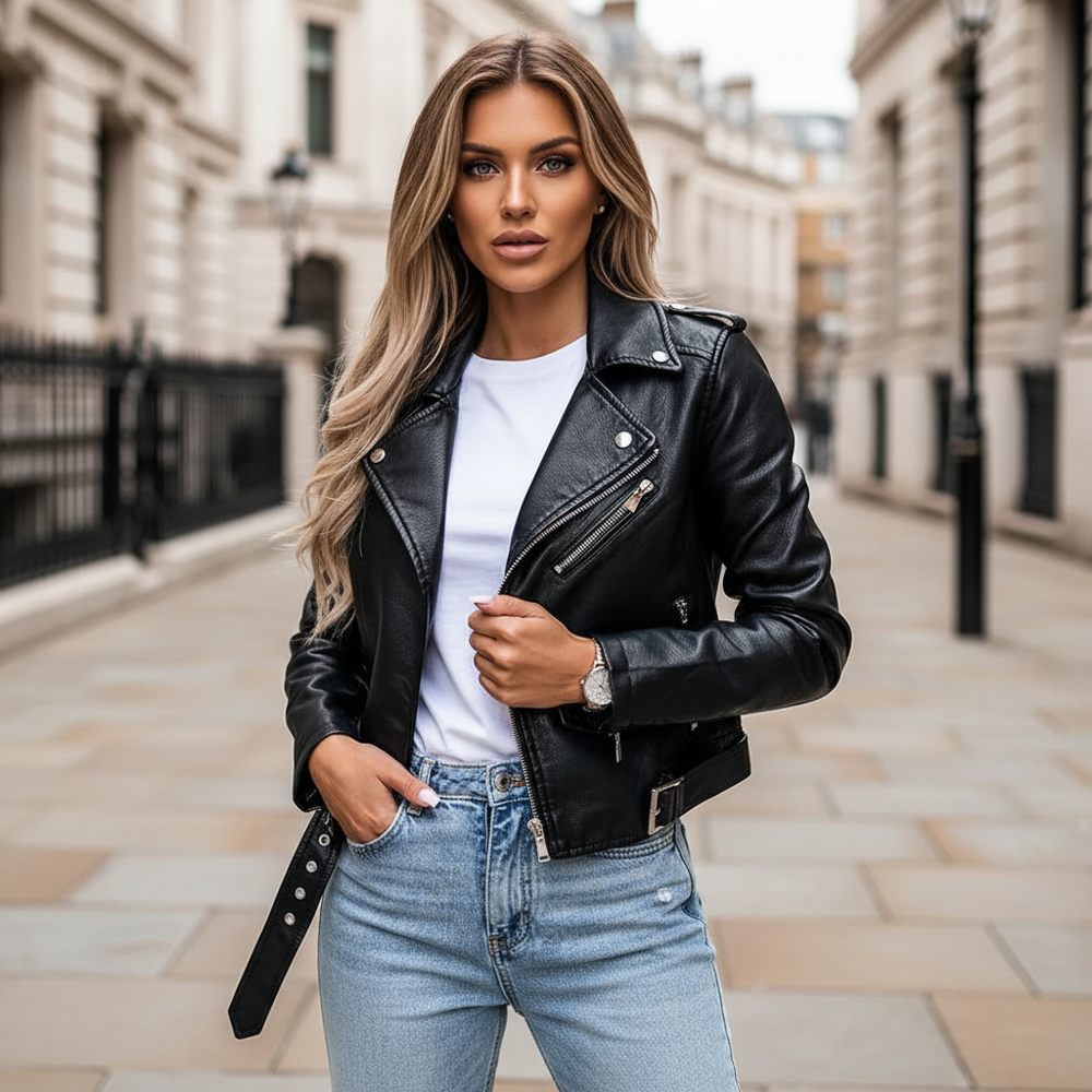 Doria – Women’s Leather Jacket | High-Quality Design, Stylish Look 1